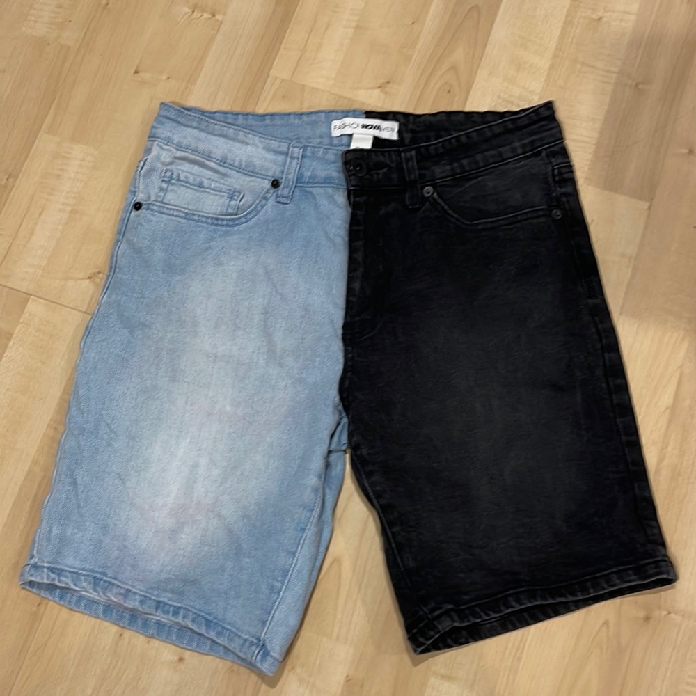 Denim shorts
